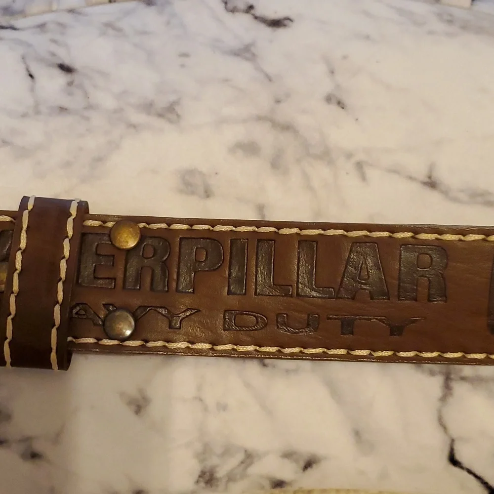 Caterpillar Leather Belt - Picture 5 of 11